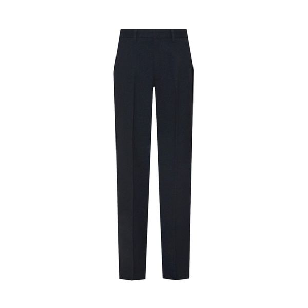 네이비 폴리 셋업 밴딩 팬츠-A3PC2311484A