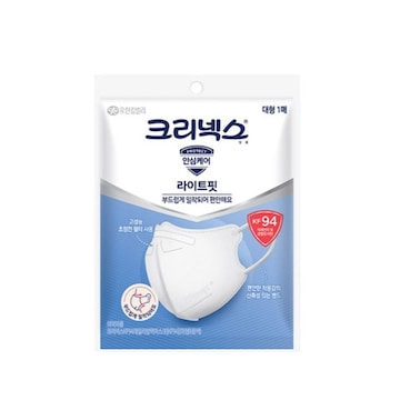 유한킴벌리 크리넥스 ㅤ라이트핏 KF94 대형 (40매)