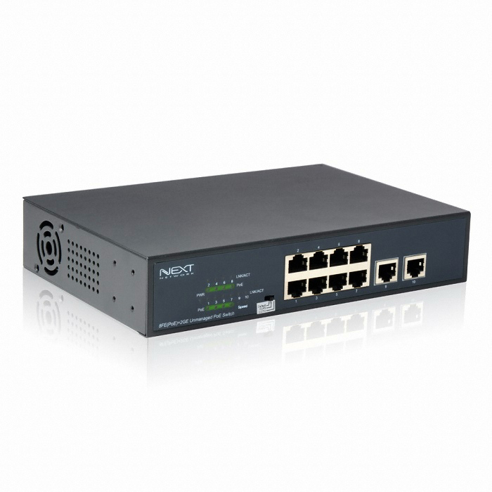 이지넷유비쿼터스 넥스트 NEXT-POE808FP PoE 스위치허브_이미지