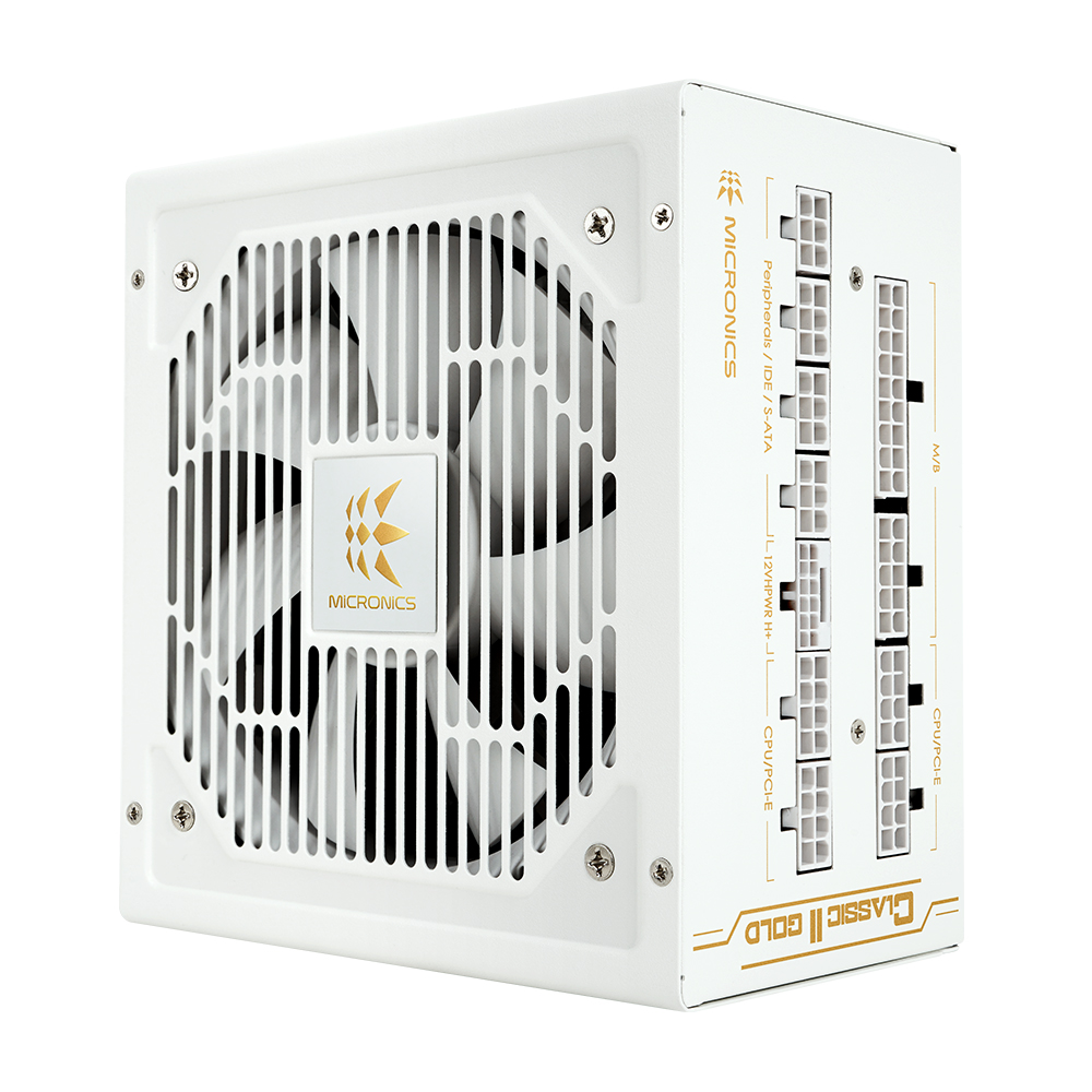 마이크로닉스 Classic II 1050W 80PLUS골드 230V EU 풀모듈러 화이트_이미지