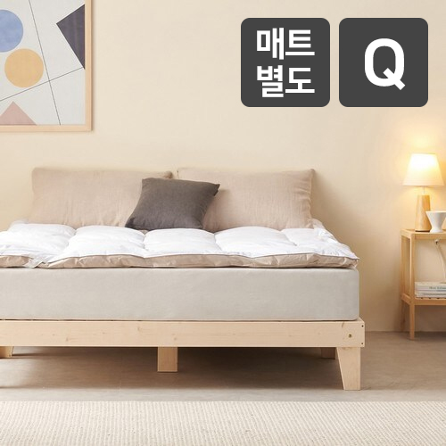  아씨방 레옹 평상 마루 침대 Q [매트별도]