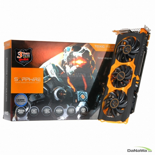 SAPPHIRE �󵥿� R9 270X TOXIC D5 2GB
