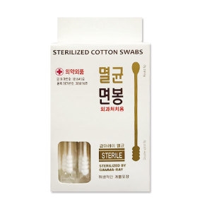 풍성 국산 외과처치용 멸균면봉 이태리 유기농 순면 30개입