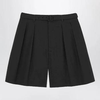 입생로랑 생로랑 코론 원단 벨티드 Bermuda 쇼츠 860929Y1H48/XM_ -1000_202-48_이미지