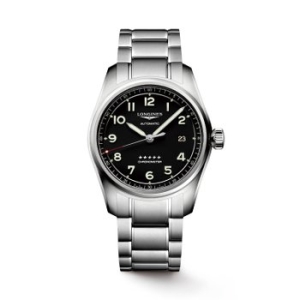 론진 스피릿 블랙 다이얼 40MM L3.810.4.53.6_이미지