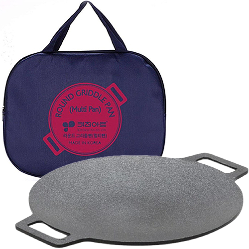 키친아트 멀티 라운드 그리들팬 + 가방 (25cm)_이미지