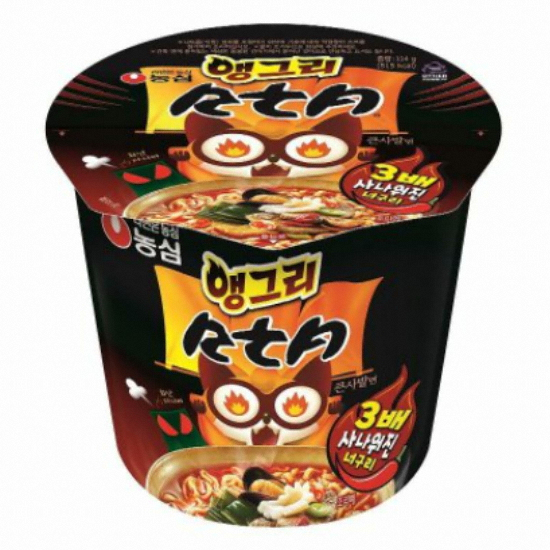 농심 앵그리 너구리 RtA 큰사발면 114g (16개)_이미지
