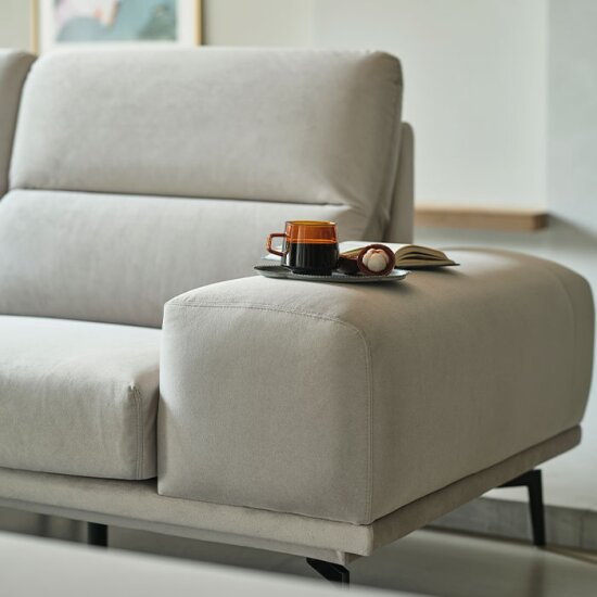 에싸 세이렌 카시미라 패브릭 소파 3.5인용 (스툴포함)_이미지