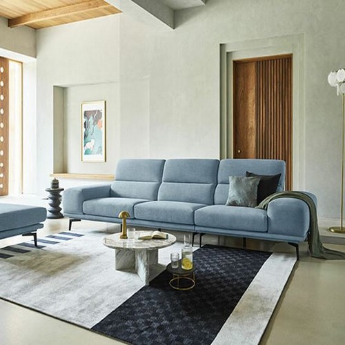 에싸 세이렌 카시미라 패브릭 소파 3.5인용 (스툴포함)_이미지