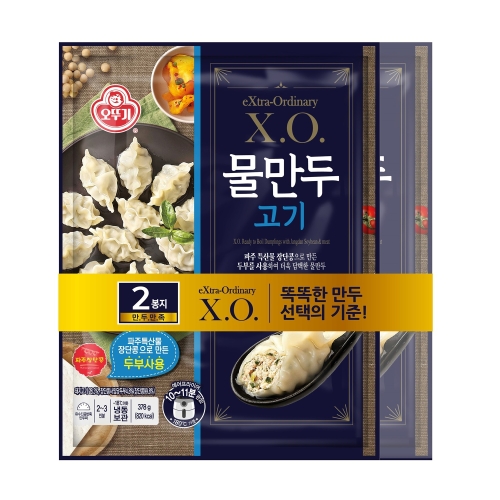 오뚜기 X.O. 물만두 고기 378g (2개)