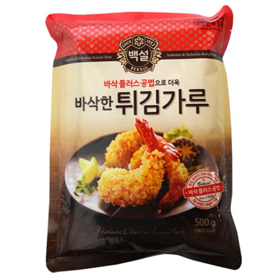 백설 바삭 플러스 튀김가루 500g