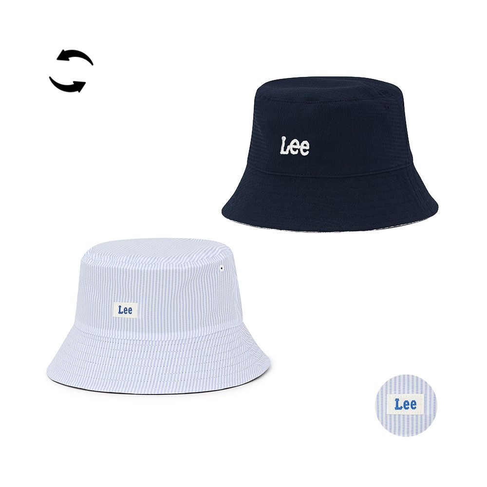 LEE 키즈 시어서커 리버서블 버킷햇 LK2602BK01