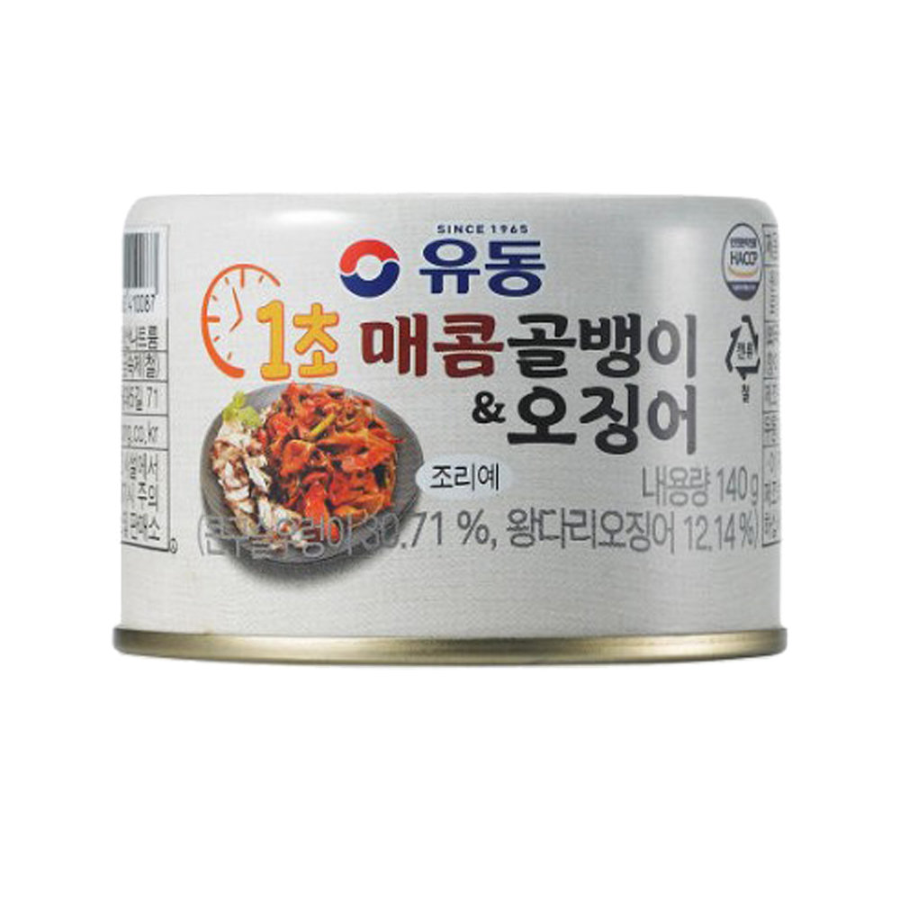 1초 매콤 골뱅이&오징어 140g