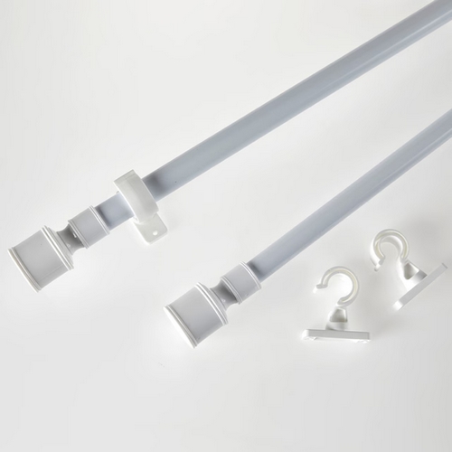 엠에이치앤코 모던하우스 25MM 화이트 커튼봉 (320~450cm)