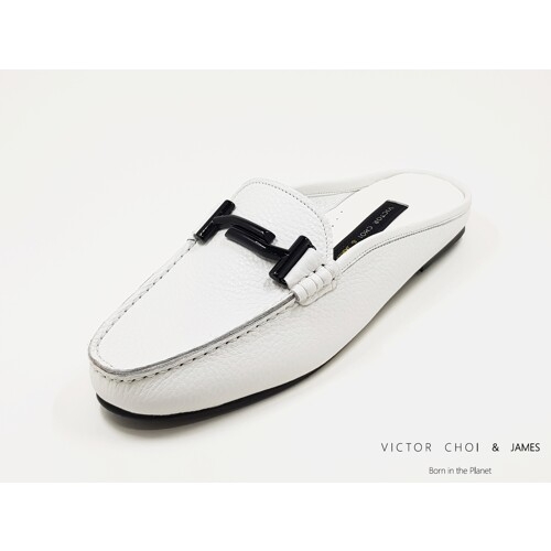 세라 여성 마리오 VICTOR CHOI 발등장식 블로퍼 2cm_W20S303 (화이트)_이미지