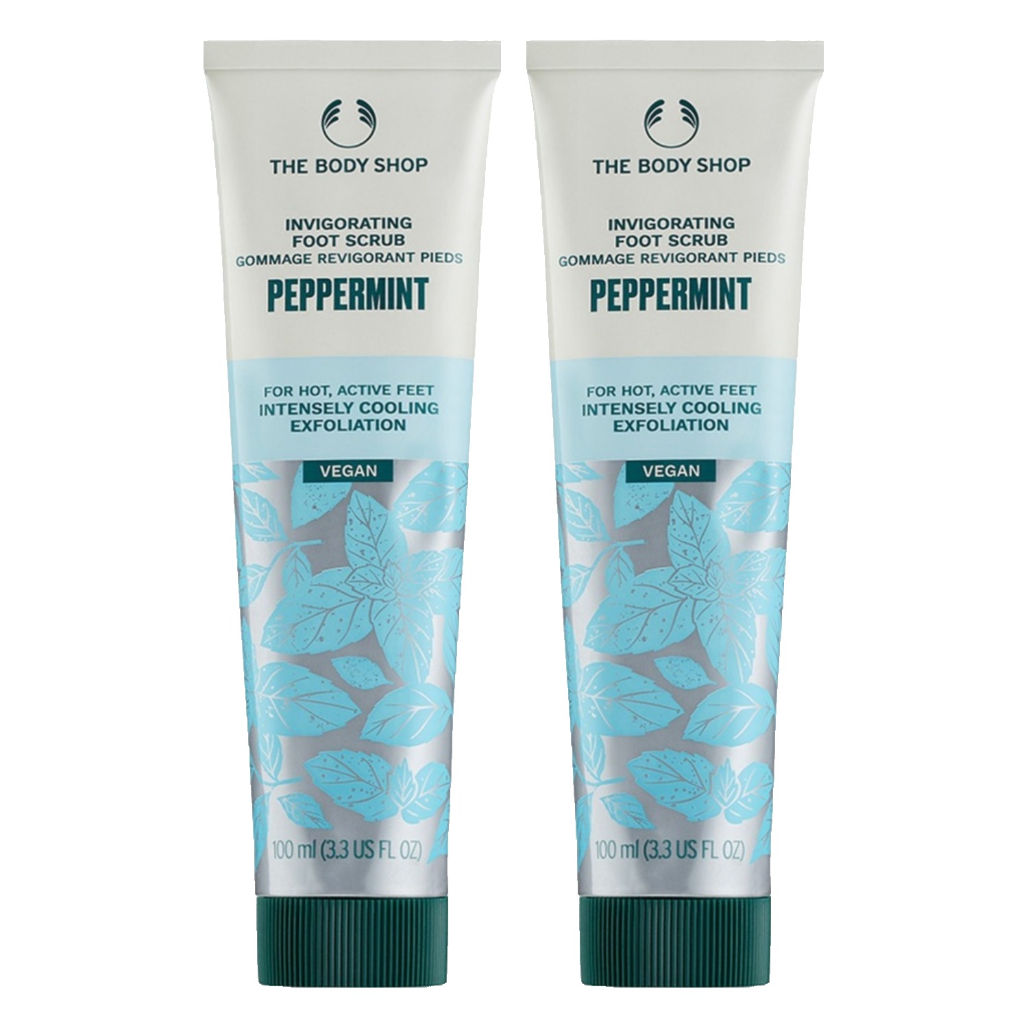 더바디샵 페퍼민트 인비거레이팅 풋 스크럽 100ml (2개)_이미지