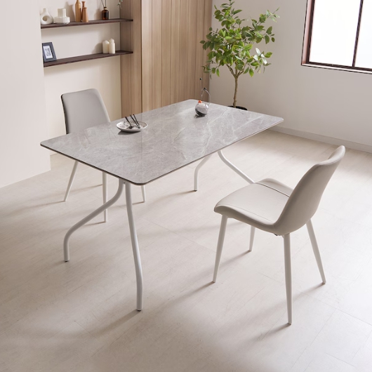 라로퍼니처 엘레나 양면 포세린 세라믹 식탁 1400 (의자2개)_이미지