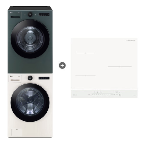 LG전자 트롬 오브제컬렉션 FX24ENE + RD20GNG + 인덕션 BEI3QKHLOE