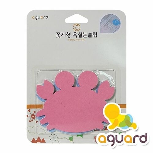 아가드 미끄럼방지 꽃게 욕실논슬립패드 10장 논슬립