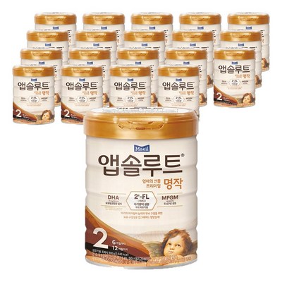 매일유업 앱솔루트 명작 2FL 2단계 800g (20개)_이미지