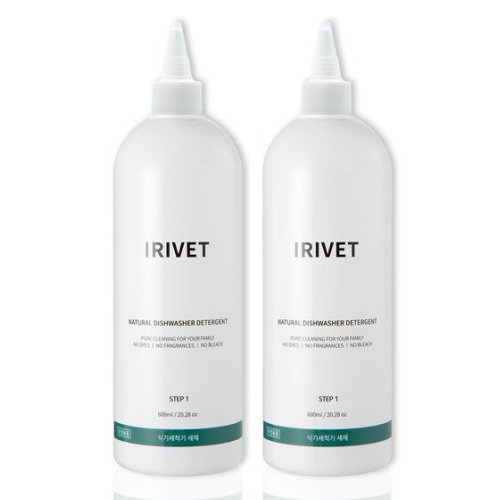 리벳 아이리벳 내츄럴 식기세척기 세제 600ml (2개)_이미지