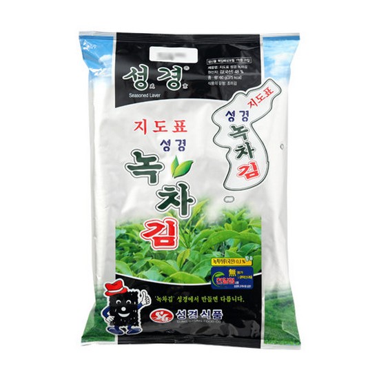 지도표 성경 녹차김 60g 5개