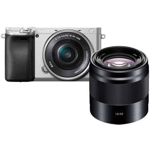 SONY 알파 A6400 더블 렌즈세트 (16-50mm+50mm F1.8)_이미지