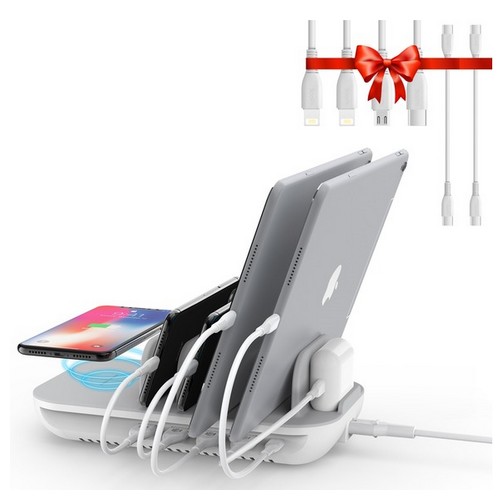 PD 63W 5포트 무선충전기 Wiv6Pro