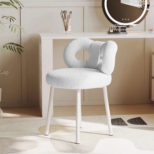 프리메이드 인테리어 램스 등받이 스툴 화장대 의자_이미지