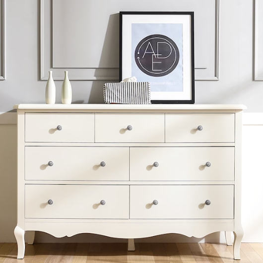 밀키웨이 헬레나 원목도장 와이드 서랍장 1200_이미지