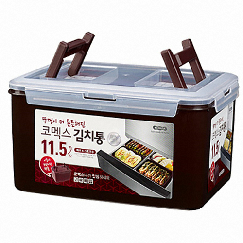 코멕스 뚜껑이 더 튼튼해진 김치통 71호 투핸들 11.5L (1개)_이미지