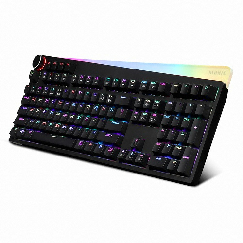마이크로닉스 MANIC X70 RGB 엣지디자인 마닉축 기계식 키보드 (적축)_이미지