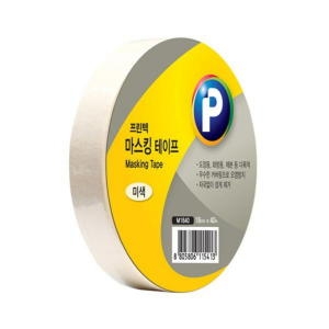 프린텍 M1840 마스킹테이프 18mm x 40m (3개)_이미지