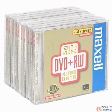 Maxell DVD+RW 4.7GB 4x 쥬얼 10장_이미지