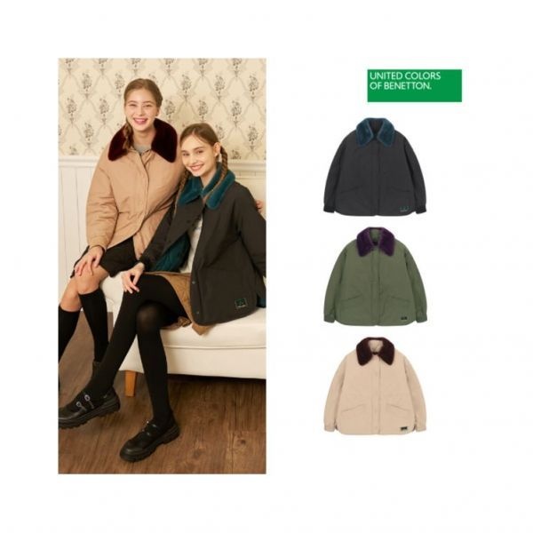 베네통 4만인하 리버시블 패딩점퍼 1종1196762