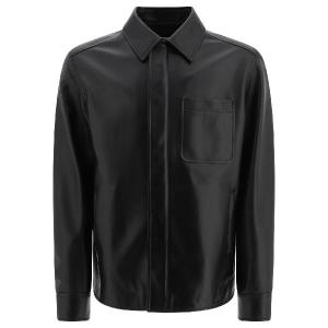 �ο��� Overshirt in nappa lambskin 14649109