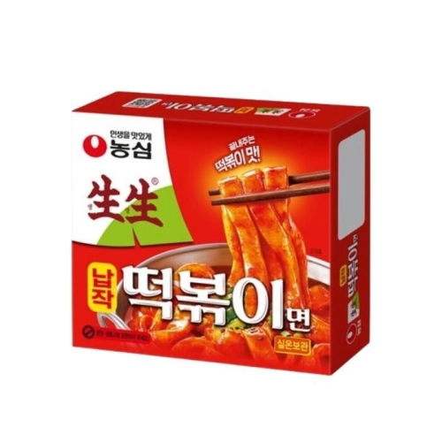 농심 생생납작떡볶이면 258g (8개)