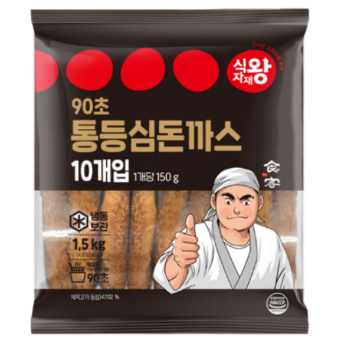 푸디스트 식자재왕 90초 통등심돈까스 10개입 1.5kg이미지입니다. 누르면 해당 게시물로 새창이동합니다.