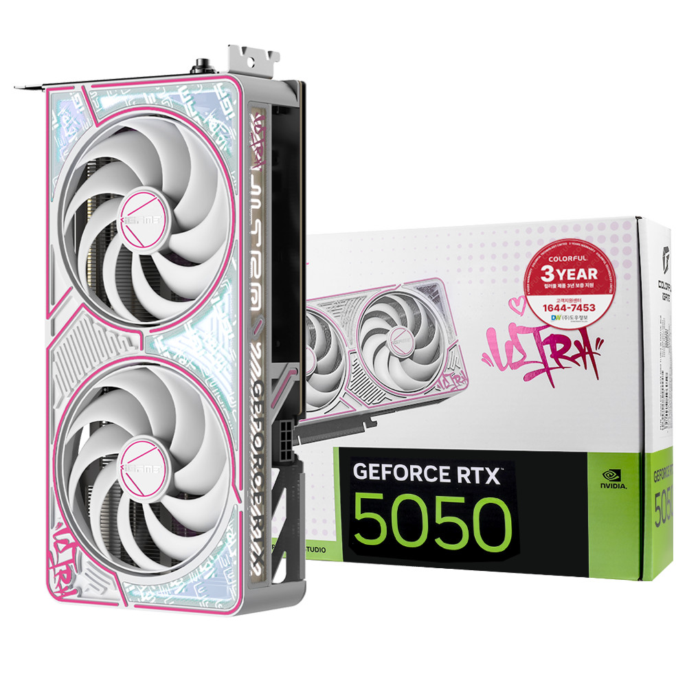 COLORFUL iGame ������ RTX 5050 ULTRA DUO OC White D6 8GB ��������