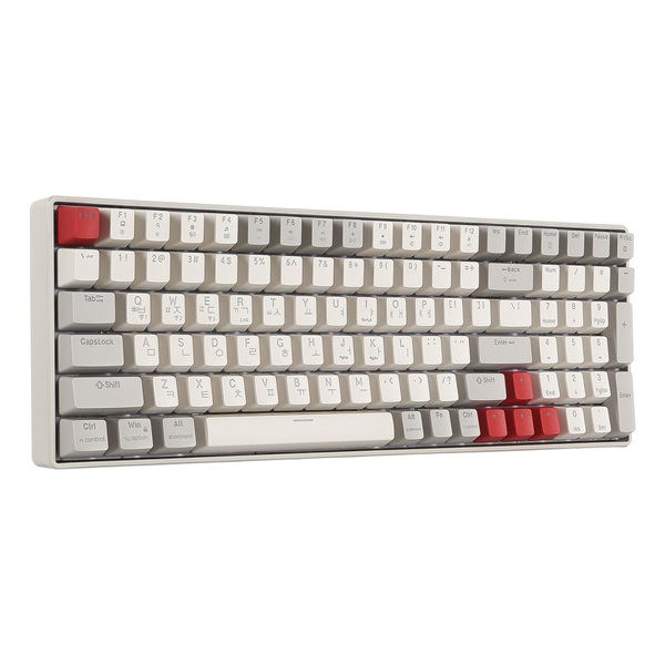 지클릭커 슈퍼히어로 MK100 무선 기계식 (레트로 레드)_이미지