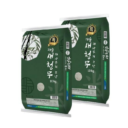 담양농협 2025 햅쌀 대숲맑은 담양쌀 새청무 특등급 10kg (2개)_이미지