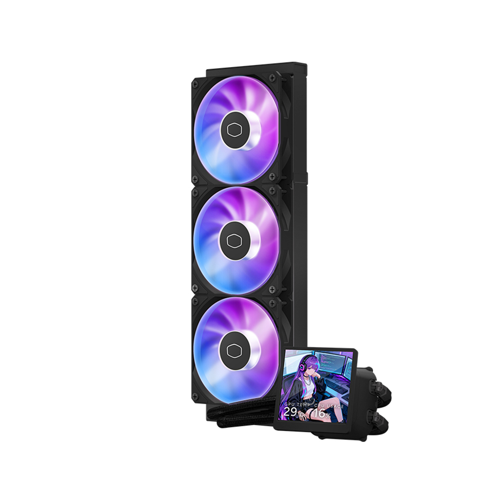 �𷯸����� MasterLiquid Core LCD 4��ġ 360 ARGB