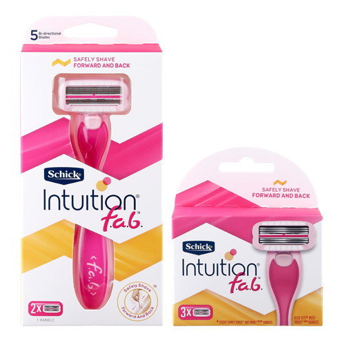 쉬크 인튜이션 FaB 업다운 (면도기1개+날4개)