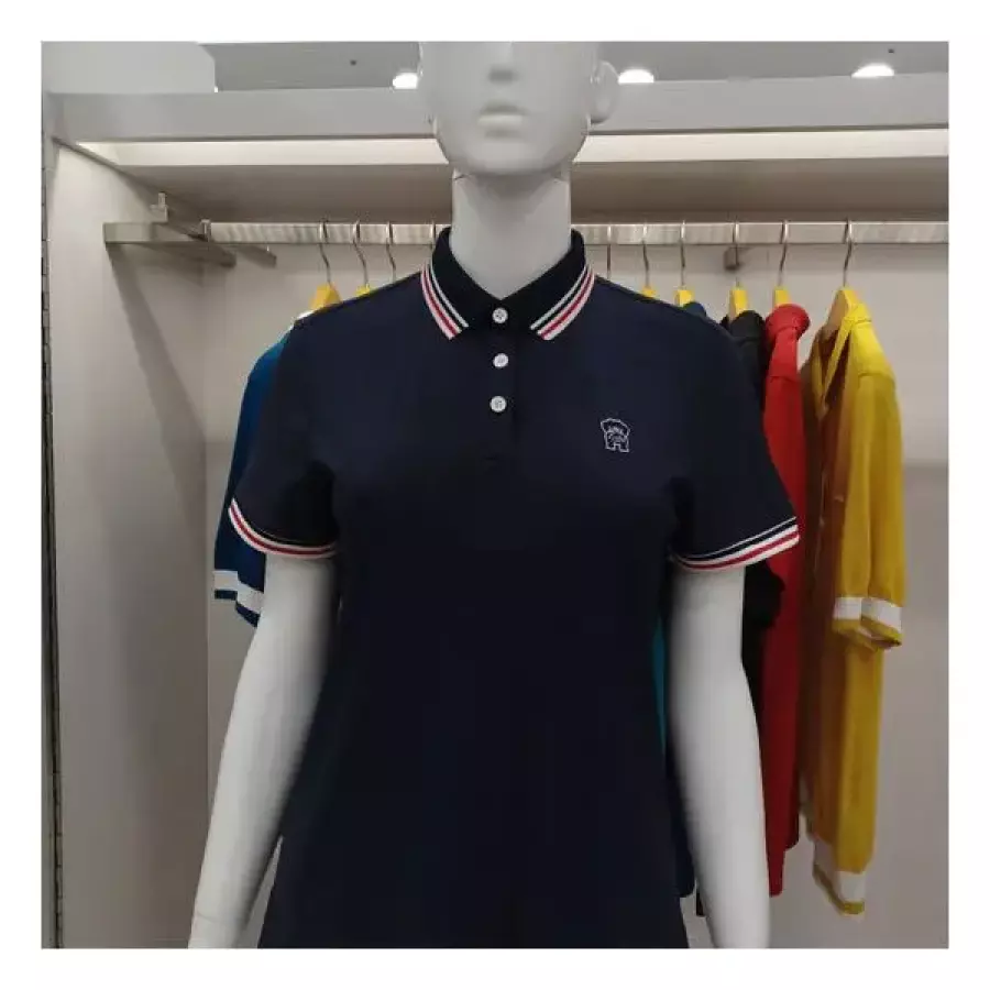 루이까스텔 여성골프카라반팔티셔츠,7LOTS406N_CJ 318494_이미지