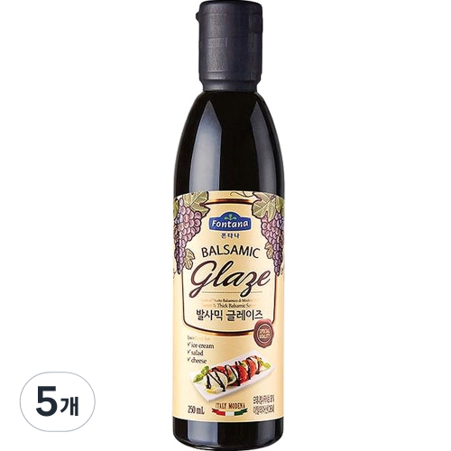 샘표식품 폰타나 모데나 발사믹 글레이즈 250ml (5개)