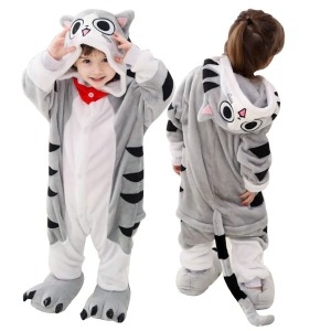 [불명] 맘앤대디 어린이 동물잠옷 뱅갈고양이 수면잠옷_이미지