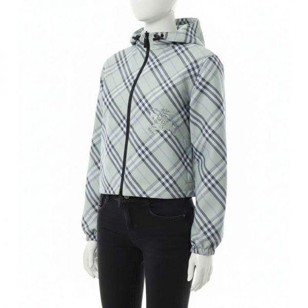 버버리 MUST IT 126097751 Cropped Reversible Check Jacket 8118204 크롭 리