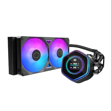 쿨러마스터 MASTERLIQUID 240 ATMOS II LCD (블랙)