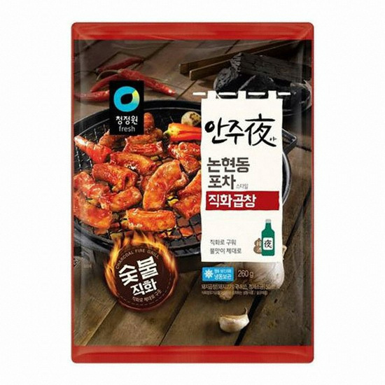 대상 청정원 안주야 논현동 포차스타일 직화모듬곱창 260g (3개)