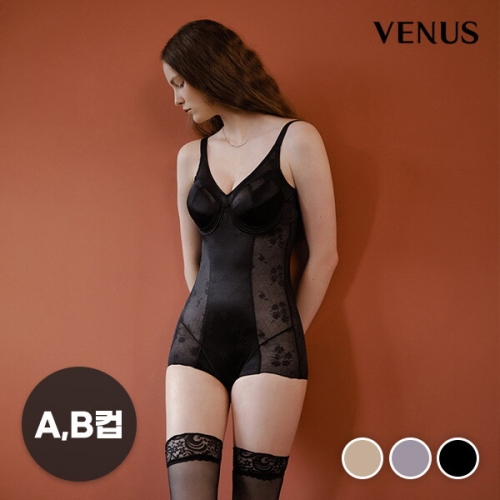 문직 사틴 패드 올인원 바디슈트 VBTM160 VBTM160A_B컵